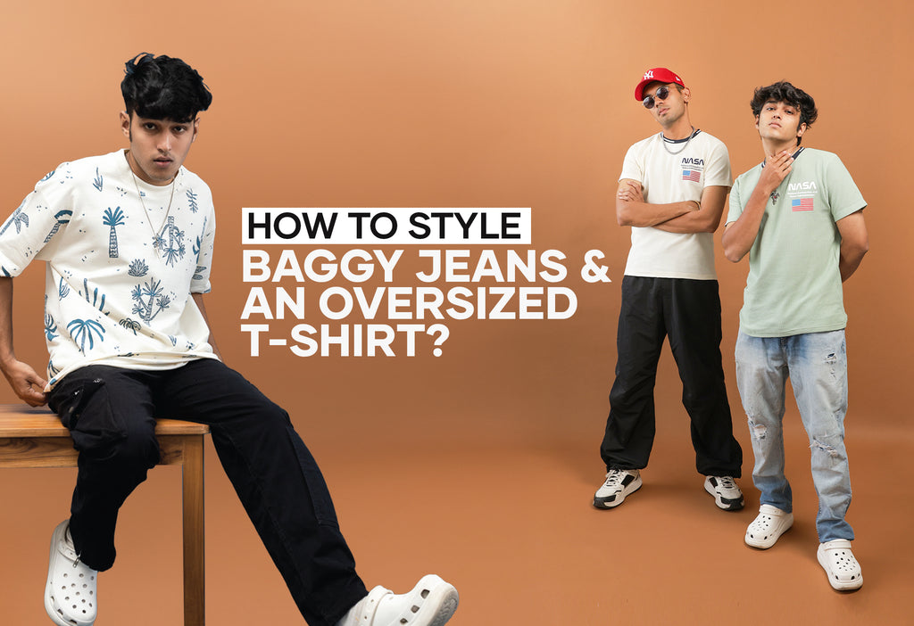 How To Style Baggy Jeans and Oversized T shirt For Men