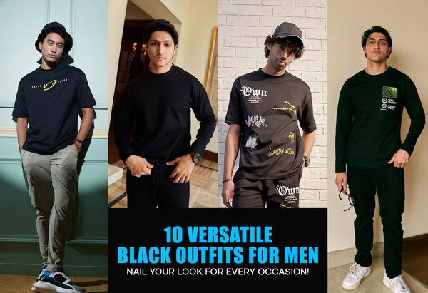 10 Versatile Black Outfits For Men : Nail Your Look for Every Occasion!