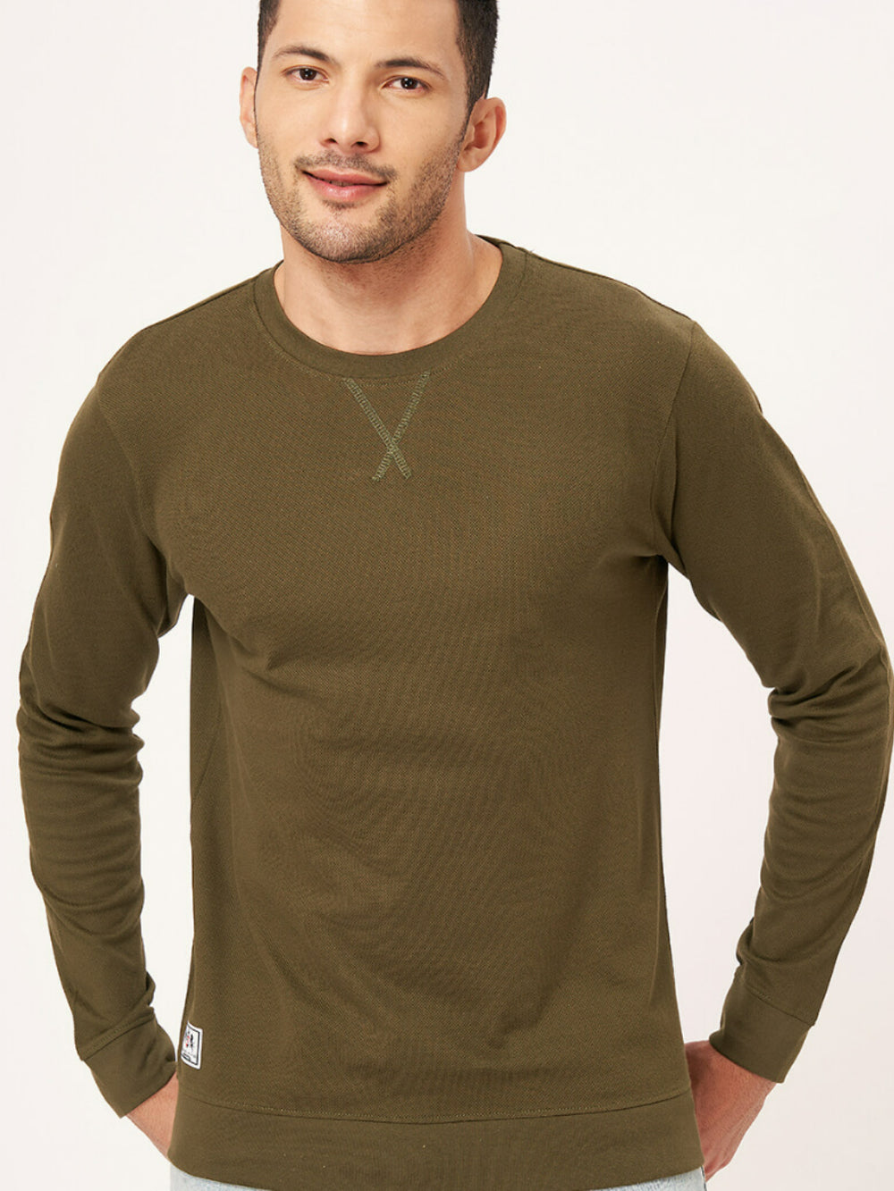 Buy Round Neck Full Sleeve T shirt For Men ZU Clothing